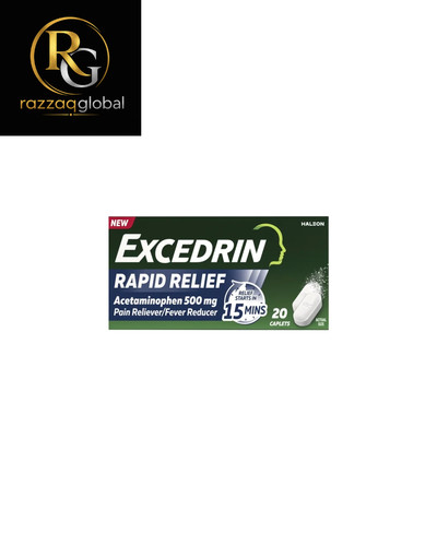 Excedrin rapid relief 500mg - excedrin,