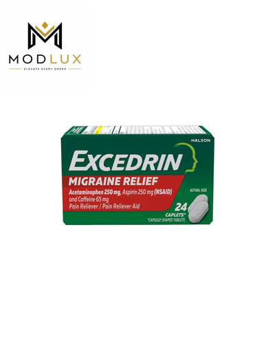 Excedrin migraine medicine - migraine,